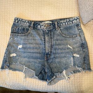 Denim Distressed Women Shorts